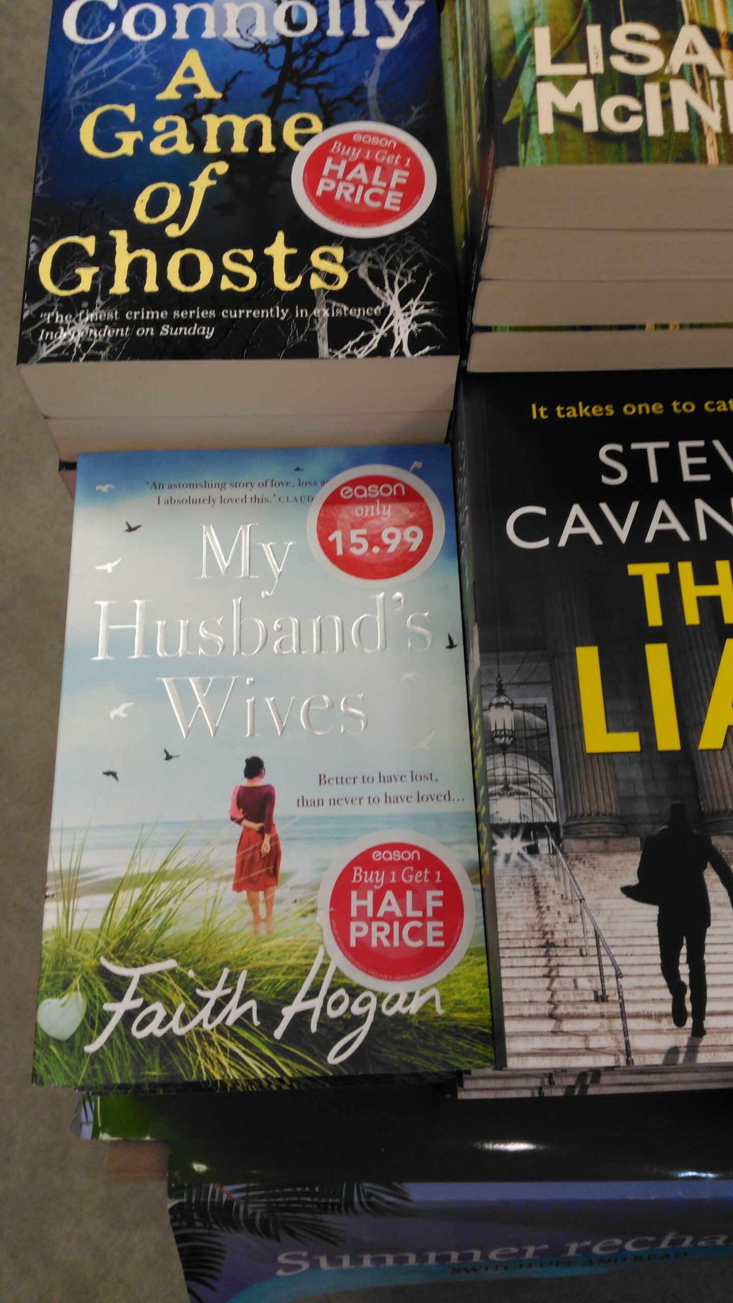 Irish Best Selling List! & Celeste Loves Books – My Husbands Wives
